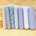 Creative Floral & Plaid Sewing Fabric Bundle: 7-Piece DIY Craft Set