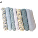 Creative Floral & Plaid Sewing Fabric Bundle: 7-Piece DIY Craft Set