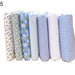 Creative Floral & Plaid Sewing Fabric Bundle: 7-Piece DIY Craft Set