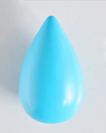 Artistic Wooden Water Droplet Coat Hook for Chic Bedroom Organization