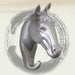 Contemporary Horse Head Wall Hook with Easy Suction Cup Mount - Stylish and Functional