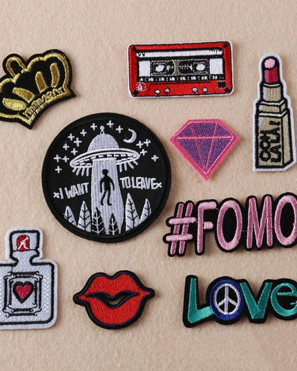 Chic Embroidered Patch Set: Elevate Your Style Game