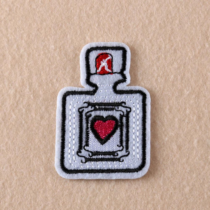 Fashionable Iron-On Embroidered Patch Kit for DIY Apparel and Accessories