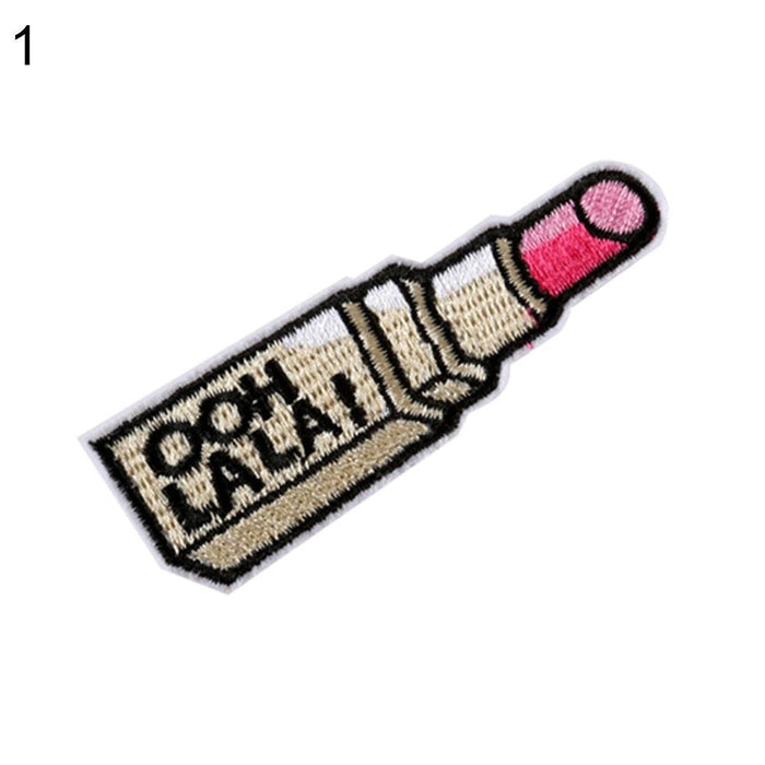 Fashionable Iron-On Embroidered Patch Kit for DIY Apparel and Accessories