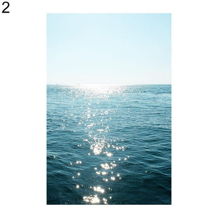 Serene Scandinavian Coastal Journey Canvas Art - Modern Seaside Wall Decor