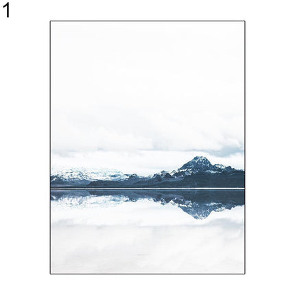 Serene Scandinavian Coastal Journey Canvas Art - Modern Seaside Wall Decor