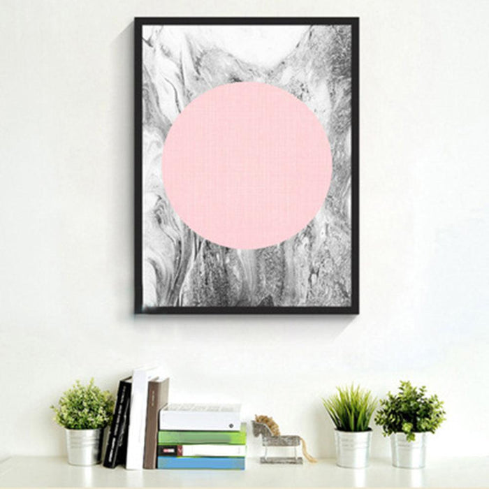 Abstract Geometric Nordic Wall Art Painting for Modern Spaces