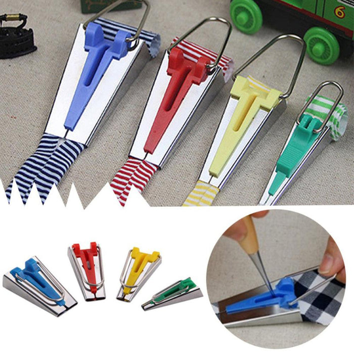 6/12/18/25mm Splicing Cloth Fabric Quilting Sewing Bias Tape Maker Binding Tool