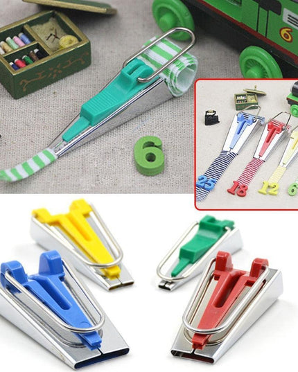 Sewing Made Simple: Comprehensive Bias Tape Maker Kit for Creative Projects