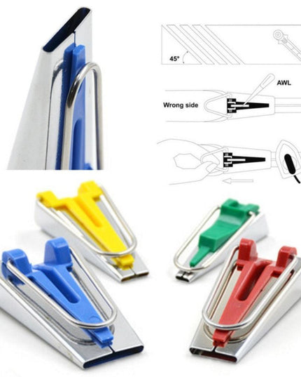 Sewing Made Simple: Comprehensive Bias Tape Maker Kit for Creative Projects