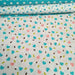 Floral and Polka Dot Cotton Fabric Set - 7 Pieces for DIY Sewing Projects
