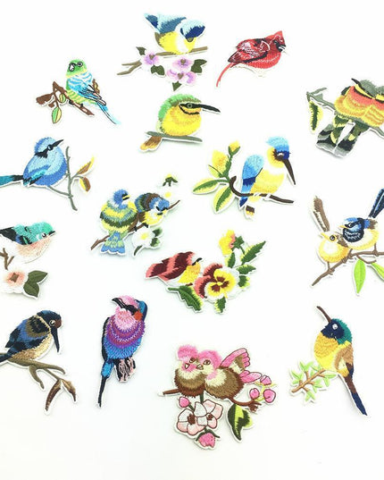 Elegant Bird Embroidered Patch Set: Transform Your Style with Unique Fashion Accents