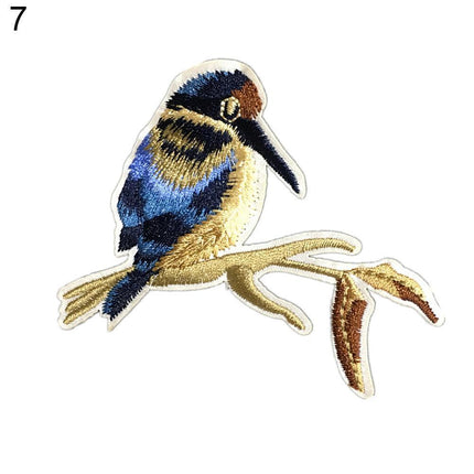 Elegant Bird Embroidered Patch Set: Transform Your Style with Unique Fashion Accents