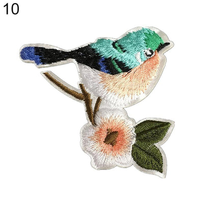 Elegant Bird Embroidered Patch Set: Transform Your Style with Unique Fashion Accents