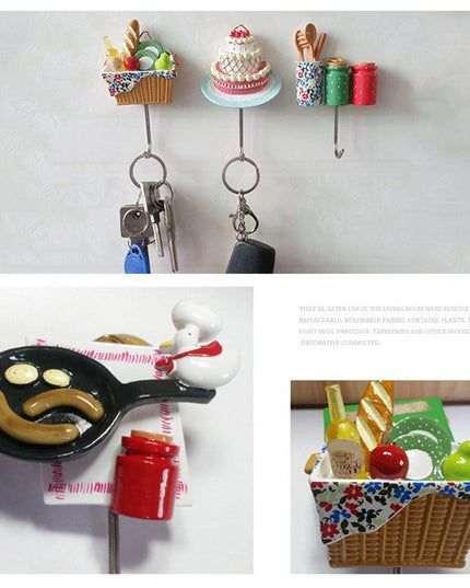 Whimsical Wall Hook Collection for Chic Home Organization