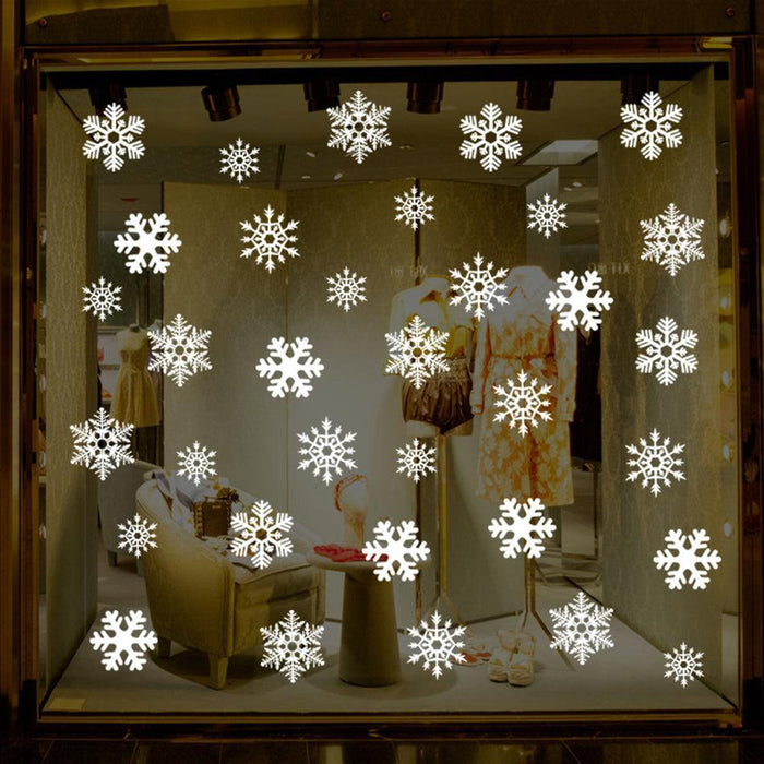 Winter Wonderland Snowflake Wall Decal for Holiday Festivities