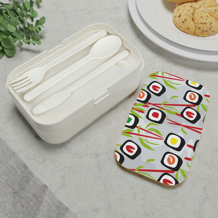 Eco-Friendly Personalized Bento Box with Chic Wooden Lid