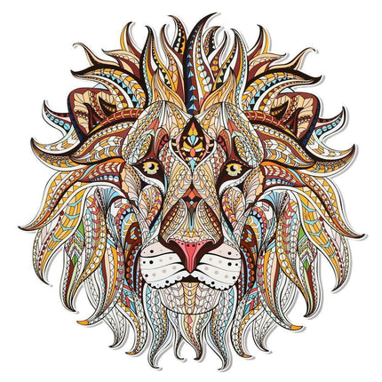 Dynamic 3D Lion King Iron-On Patch - Bold Accessory for Fashion Statements & Creative Projects