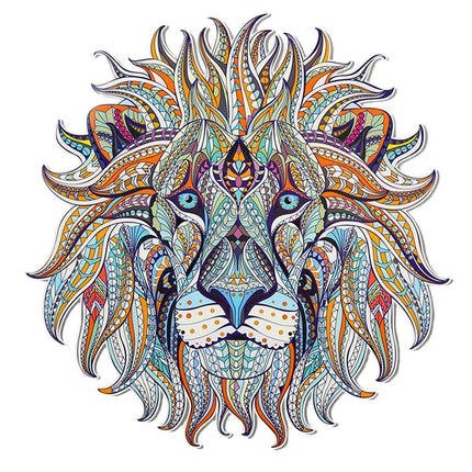 Dynamic 3D Lion King Iron-On Patch - Bold Accessory for Fashion Statements & Creative Projects