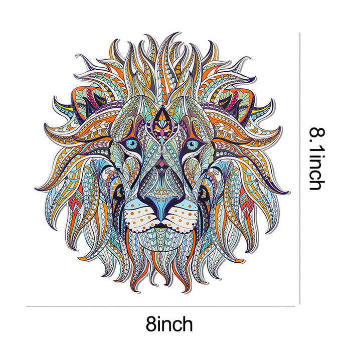 Lion King 3D Patch - Stylish Iron-On Embellishment for Apparel & DIY Crafting