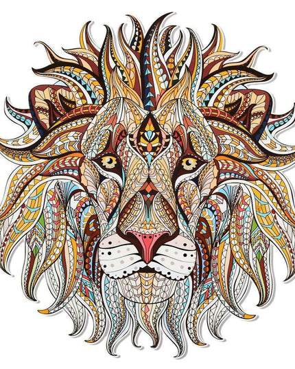 Dynamic 3D Lion King Iron-On Patch - Bold Accessory for Fashion Statements & Creative Projects