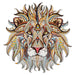 Lion King 3D Patch - Stylish Iron-On Embellishment for Apparel & DIY Crafting