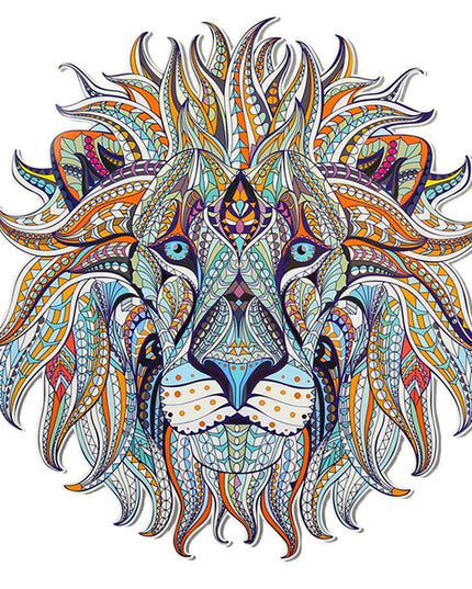 Dynamic 3D Lion King Iron-On Patch - Bold Accessory for Fashion Statements & Creative Projects