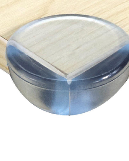 Clear L-Shaped Corner Guards for Child Safety - Single Unit