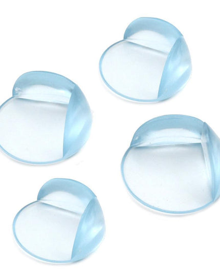 Clear L-Shaped Corner Guards for Child Safety - Single Unit