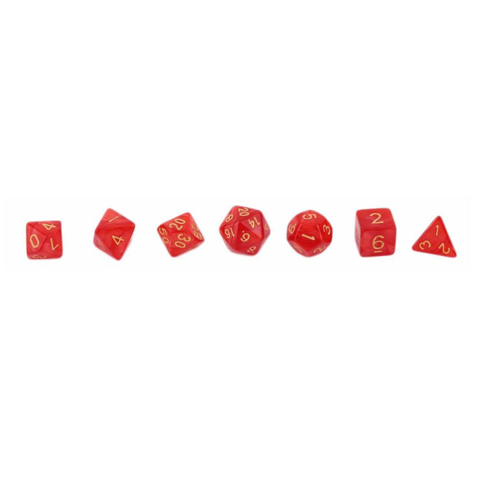 Polyhedral Dice Set for KTV Parties and RPG Sessions