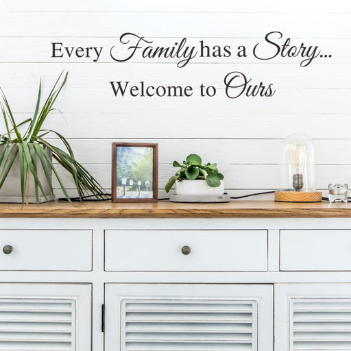 Cherished Family Memories Wall Decal - Elegant Home Decor Accent