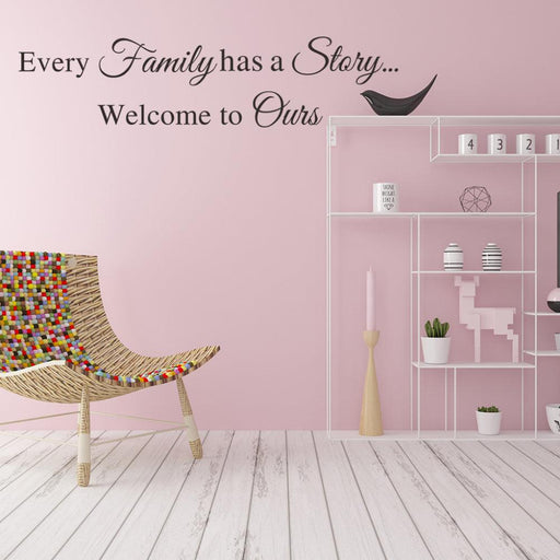 Family Story Wall Sticker Mural Home Decal Removable Art Vinyl Living Room Decor