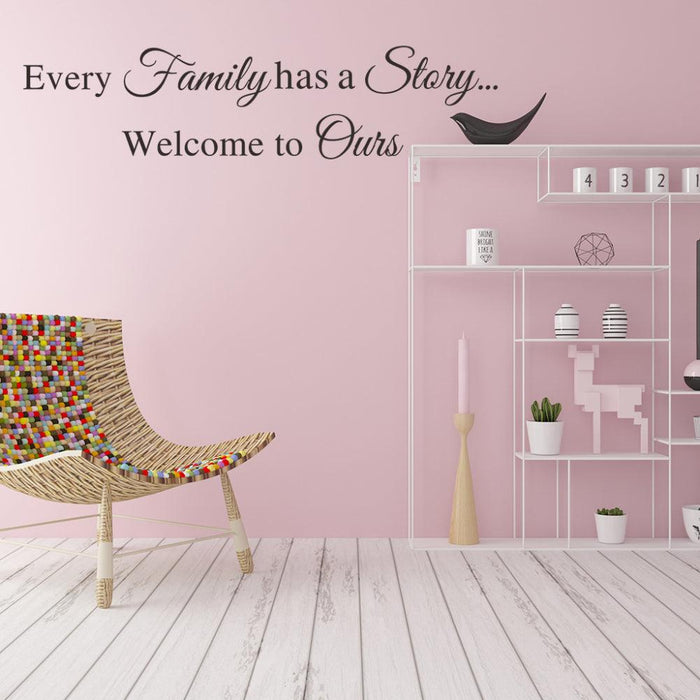 Cherished Family Memories Wall Decal - Elegant Home Decor Accent