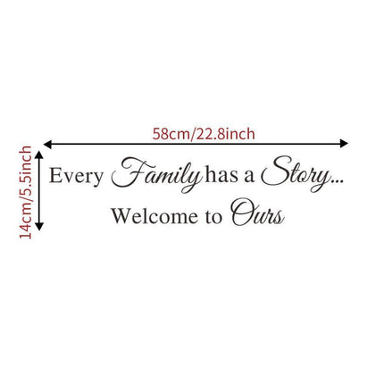 Sentimental Family Memories PVC Wall Art - Emotive Home Decor Accent