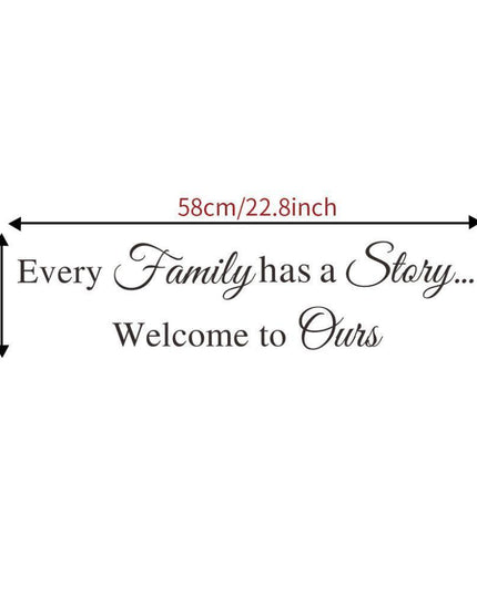Sentimental Family Memories PVC Wall Art - Emotive Home Decor Accent