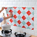 Waterproof Self-Adhesive Kitchen Wall Sticker made of Aluminum Foil for DIY Home Decor