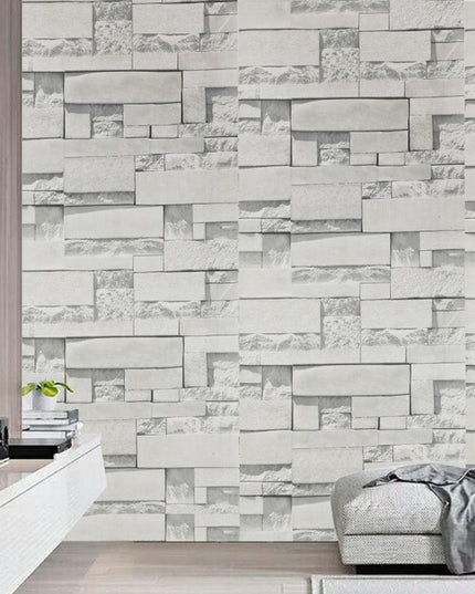 Chic 3D Brick Wall Decal for Elegant Home Transformation