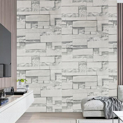Simulation Brick Wall Sticker Living Room TV Background Bedroom Decal Decoration - Très Elite