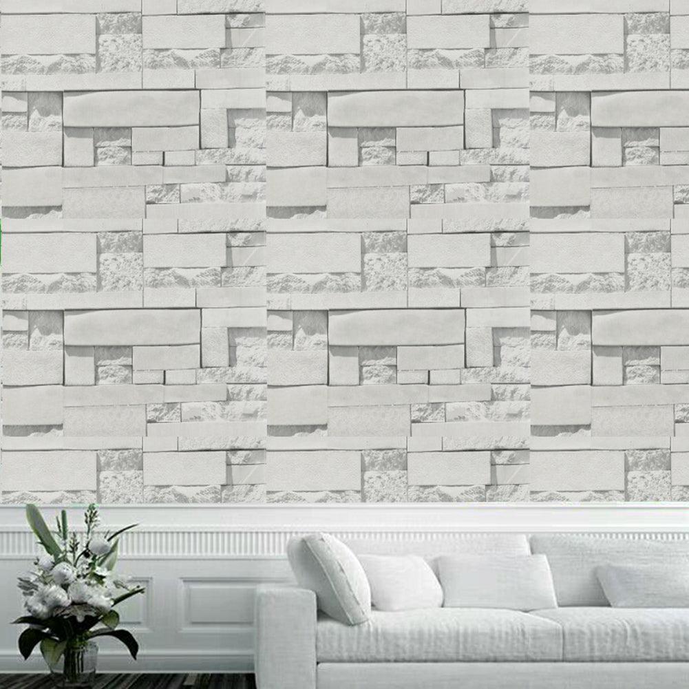 Simulation Brick Wall Sticker Living Room TV Background Bedroom Decal Decoration-Tools & Home Improvement›Painting Supplies, Tools & Wall Treatments›Wall Stickers & Murals›Wallpapers-Très Elite-as the picture q-Très Elite