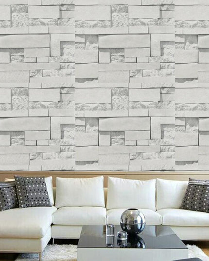 Chic 3D Brick Wall Decal for Elegant Home Transformation