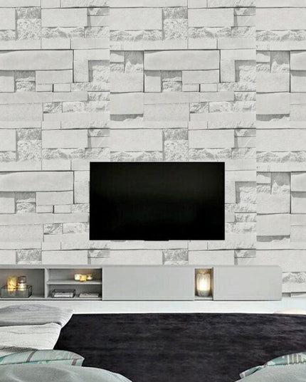 Chic 3D Brick Wall Decal for Elegant Home Transformation