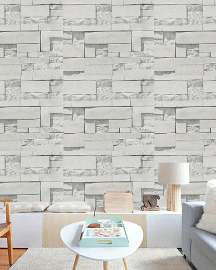 Chic 3D Brick Wall Decal for Elegant Home Transformation