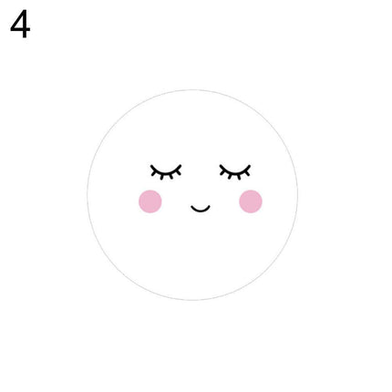 Whimsical Wooden Cloud and Moon Nursery Wall Art Decor