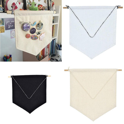 Kids Badge and Brooch Display Rack with Wooden Hanger