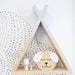 Living Room Wooden Triangle Storage Holder Rack Decor Wall Mounted Shelf for kids