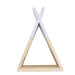 Wooden Triangle Wall Shelf Storage Organizer for Kids Room and More