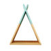 Living Room Wooden Triangle Storage Holder Rack Decor Wall Mounted Shelf for kids