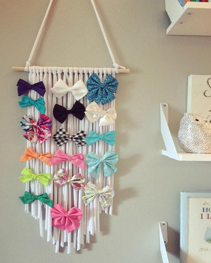 Stylish Boho Hair Accessory Organizer for Nursery