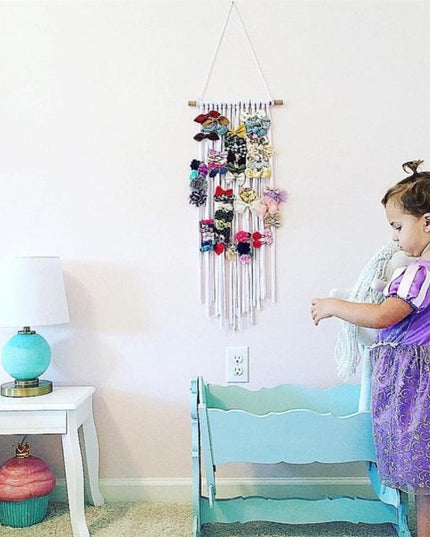 Stylish Boho Hair Accessory Organizer for Nursery
