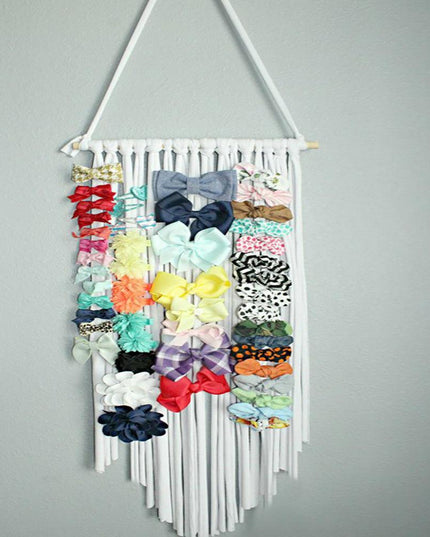 Stylish Boho Hair Accessory Organizer for Nursery